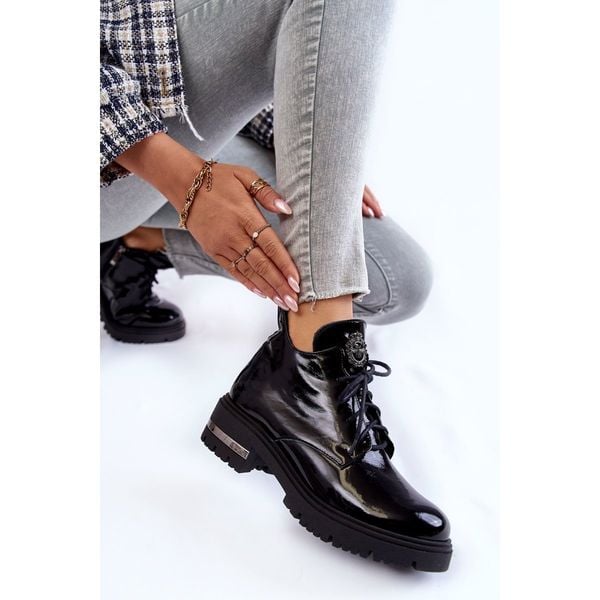 Botki Na Płaskim Obcasie r.36 zdjęcie 8