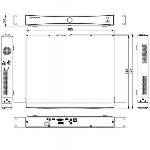 Nagrywarka Hikvision 16 Kanałów IP Sieciowy Cyfrowy NVR CCTV Hik 12Mp ONVIF na Arena.pl