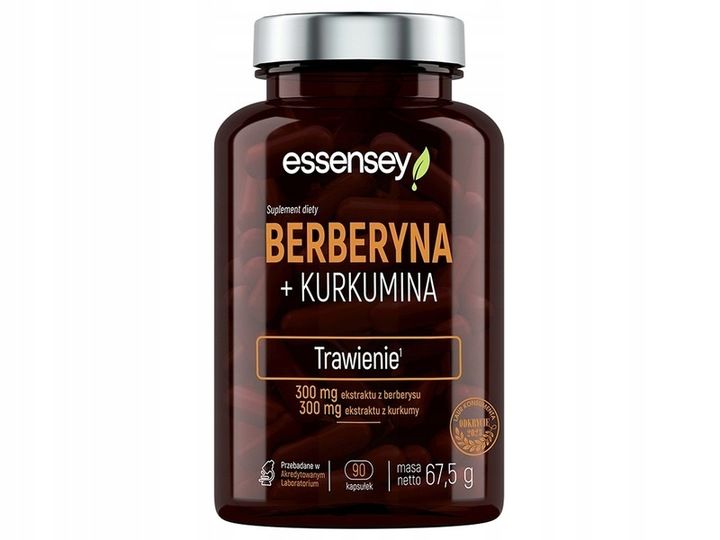 Berberyna + Kurkumina ESSENSEY (90 kapsułek) zdjęcie 1