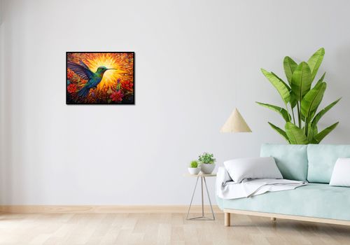 Plakat 65x50cm Koliber Barw na Arena.pl