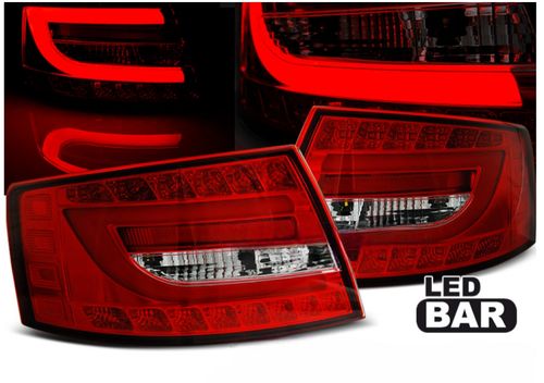 NOWE Lampy TYLNE Do AUDI A6 C6 4F SEDAN Od 2004 Do 2008 LED BAR RED 6 PIN na Arena.pl