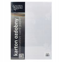 Karton Ozdobny Kratka Biały (20) 220G 6856
