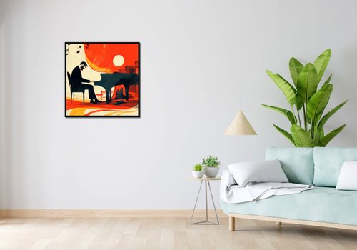 Plakat 70x70cm Pianista na Arena.pl