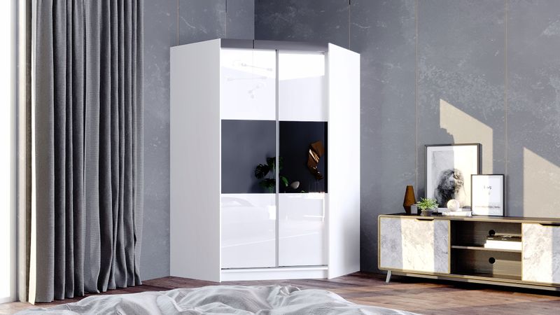 Garderoba Szafa Narożna PARIS drzwi przesuwne zdjęcie 9