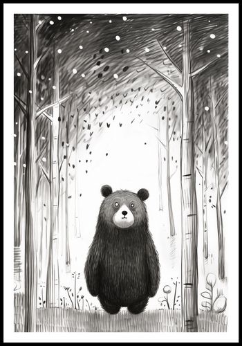 Plakat 61x90,5cm Ciekawski Miś na Arena.pl