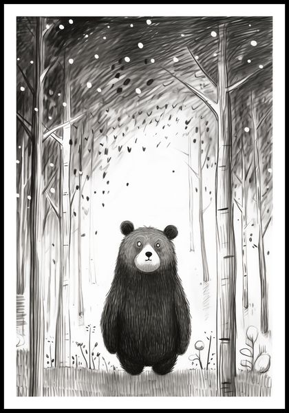 Plakat 61x90,5cm Ciekawski Miś zdjęcie 3