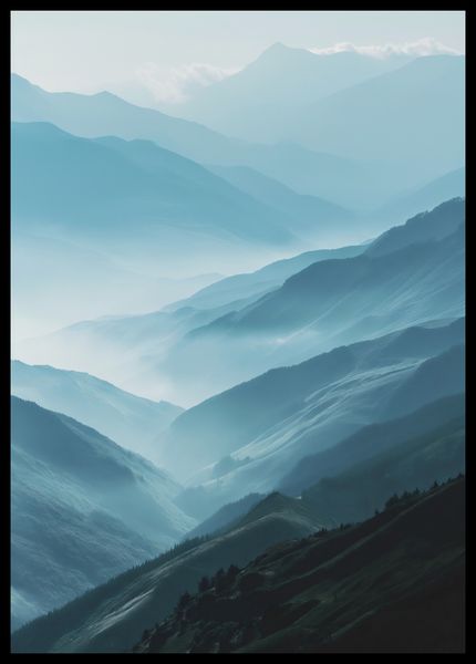 Plakat 42x59,4cm Między Chmurami zdjęcie 2