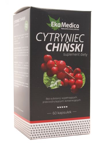 Cytryniec chiński - EkaMedica - 60 kaps na Arena.pl