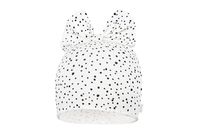 Broel BIRA czapka na wiosnę kokarda biała 44-46