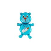 balon foliowy miś 24" blue 1 urodziny baby shower