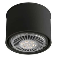 Spot LAMPA sufitowa MIKI 7017 Shilo natynkowa OPRAWA plafon okrągły czarny