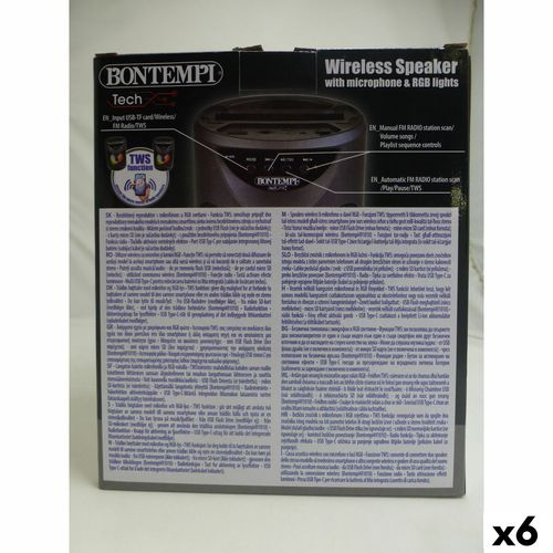 Głośnik z Mikrofonem Karaoke Bontempi 6 Sztuk na Arena.pl