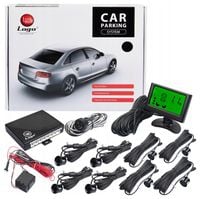 Czujniki PARKOWANIA COFANIA LCD kolor Tył Przód 8x sensory złącza SERWISOWE