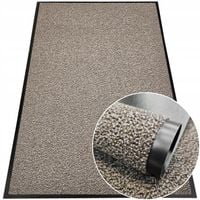 WYCIERACZKA POD DRZWI 60x90 BEŻOWA WYCIERACZKA DO BUTÓW PODGUMOWANA BOHO