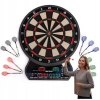 ELEKTRONICZNA TARCZA DO DARTA METEOR 4-LED 27 gier 202 warianty 8