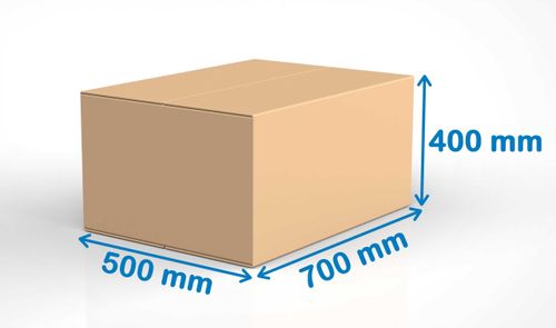 karton klapowy 700x500x400mm 3w c 540g/m2 na Arena.pl