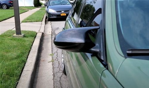 NAKŁADKI LUSTERKA BMW E90 E91 E92 E82 PRZEDLIFT CARBON BUDOWY LUSTEREK M3 na Arena.pl