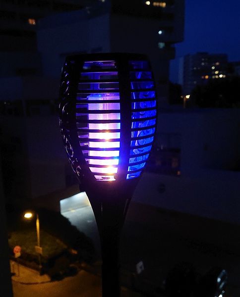 Pochodnia z kolorowym efektem płomienia lampa solarna 33 LED 50 cm na Arena.pl