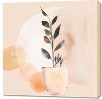 Obraz 90x90cm Doniczkowy Kolor