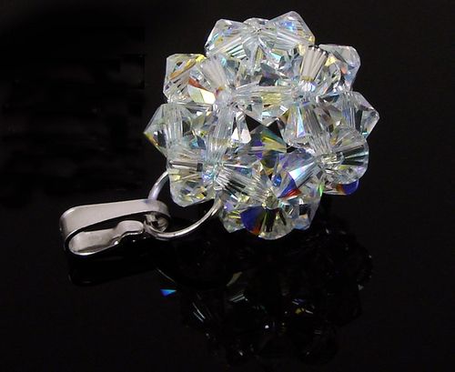 ARSYLION kolczyki z elements Swarovski Crystal AB na Arena.pl