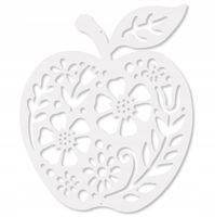 Z84 Zawieszka JABŁKO JABŁUSZKO jesień ozdoba dekoracja ażurowa dekor 16x20