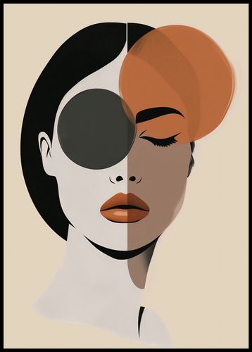 Plakat 67,5x95cm Dwie Strony Piękna na Arena.pl