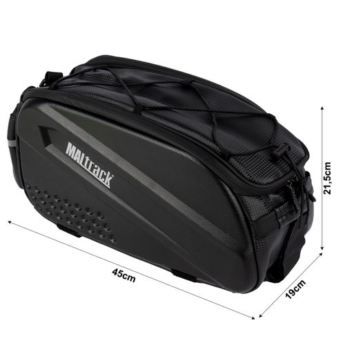 Torba na Rower Sakwa Wodoodporna na Bagażnik z Paskiem 10l na Arena.pl