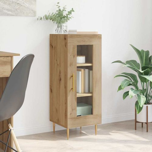 Bufet dąb artisan 34 x 34.5 x 90 cm Materiał drewnopochodny na Arena.pl