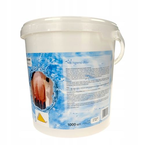 Ręczniki chusteczki do mycia wymion 1000szt wiadro na Arena.pl
