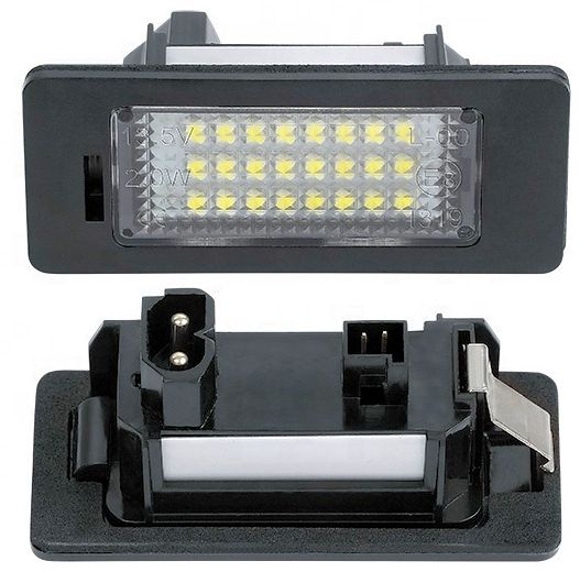 PODŚWIETLENIE TABLICY REJESTRACYJNEJ LED BMW E90 E91 E60 E61 X5 X6 E39 zdjęcie 4