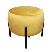 Pufa OLA LOFT ławka podnóżek metal MG15