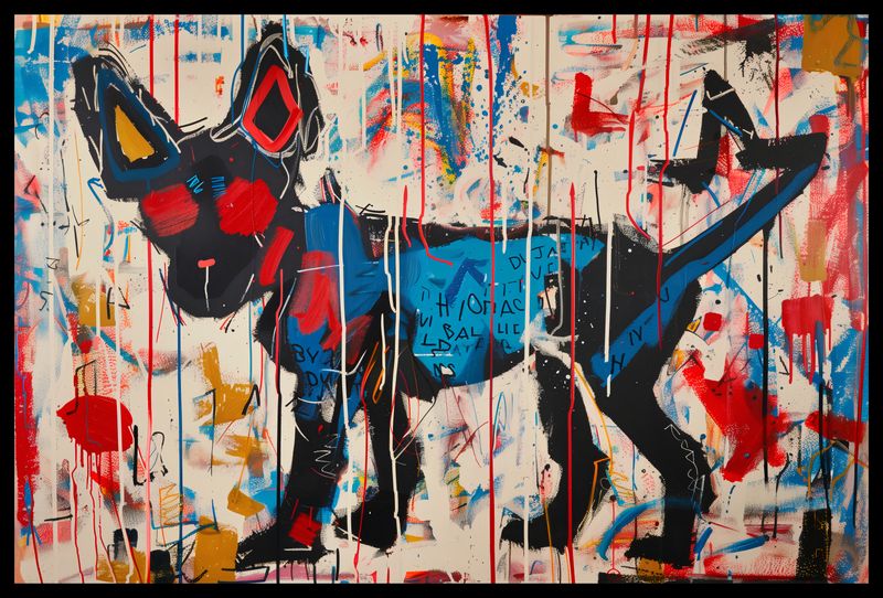 Plakat 60x40cm Miejski Pies zdjęcie 2