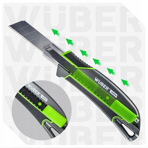 NÓŻ DO TAPET 18MM WYSUWANY TAPECIAK METALOWY ŁAMANE OSTRZE TAPICERSKI na Arena.pl