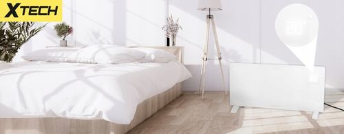 Grzejnik elektryczny XTECH 2500W WiFi termostat LED pilot konwektorowy na Arena.pl