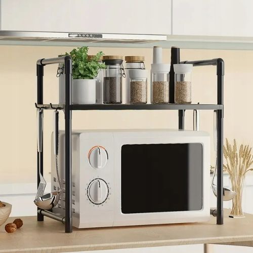 ORGANIZER KUCHENNY NAD MIKROFALÓWKĘ OPIEKACZ REGAŁ PÓŁKA PRZYPRAWY na Arena.pl