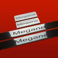 Listwa progowa RENAULT MEGANE MK2 Stal nierdzewna 304 połysk 4szt