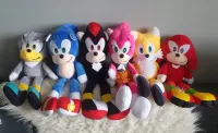 SONIC THE HEDGEHOG MASKOTKA PLUSZOWA PLUSZAK FIGURKA JAŚ MIŚ MISIEK 30cm
