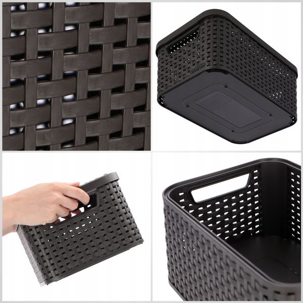 Curver Koszyk Pojemnik Z Pokrywką Przechowywanie zdjęcie 7