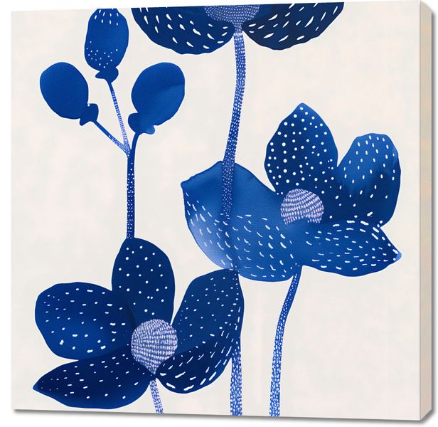 Obraz 100x100cm Nocne Kwiaty zdjęcie 1