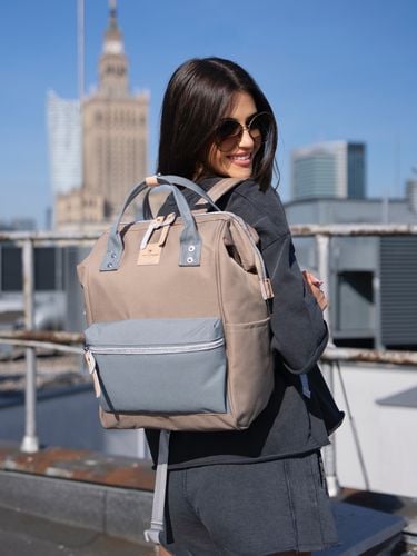 plecak materiałowy ptn beta-6072 khaki+gray na Arena.pl