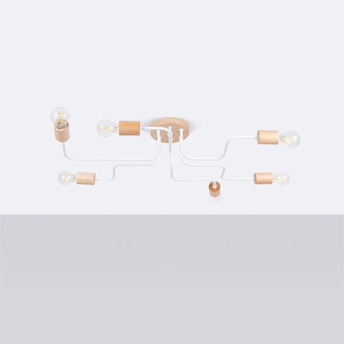 Żyrandol TIMBO 6 biały na Arena.pl