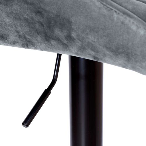 Hoker barowy Grappo grafitowy Velvet na Arena.pl