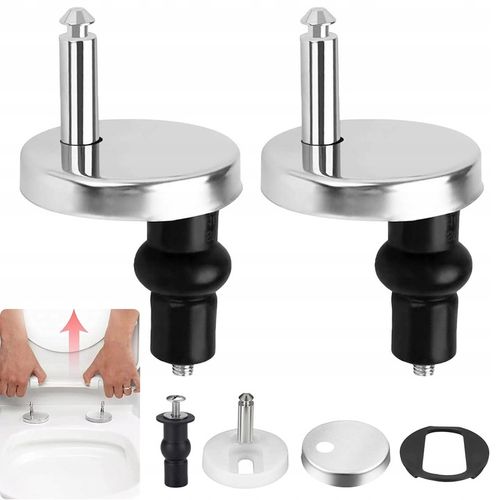 2X WYMIENNE ZAWIASY DO DESKI SEDESOWEJ NAKRĘTKI MOCUJĄCE SOLIDNE PARA 45mm na Arena.pl