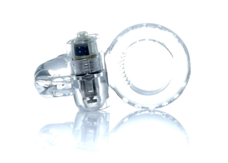 Pierścień-Rabbit Vibro CockRing Clear zdjęcie 6