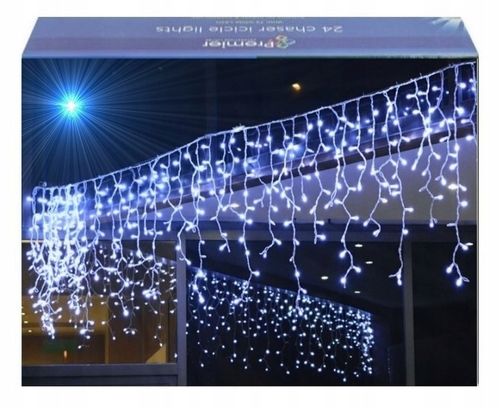 SOPLE 600 LED KURTYNA LAMPKI ZEWNĘTRZNE IP44 FLASH Białe Zimne 28M na Arena.pl