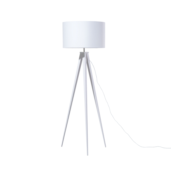 Lampa podłogowa metalowa biała STILETTO zdjęcie 1