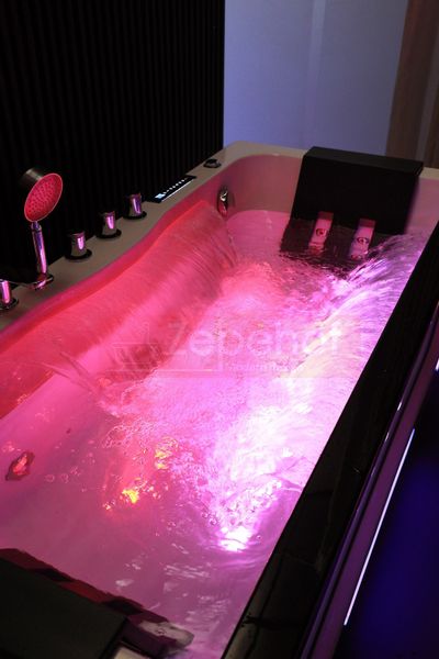 Wanna z hydromasażem EBX-7066 white prostokątna 170cmx78cmx61cm Wodosp zdjęcie 69