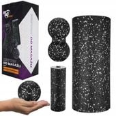 ZESTAW ROLLERÓW DO MASAŻU 4W1 ROLLER+MINI WAŁEK+DUOBALL+PIŁKA PREZENT
