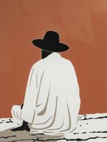 Plakat 75x100cm Rozmyślania w Oddali