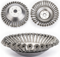 DRUCIAK TARCZA SZCZOTKA DRUCIANA TWARDA DO KOSY CHWASTY